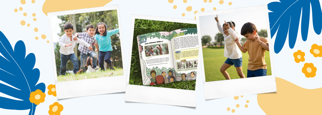 Images of kids having fun in the summer