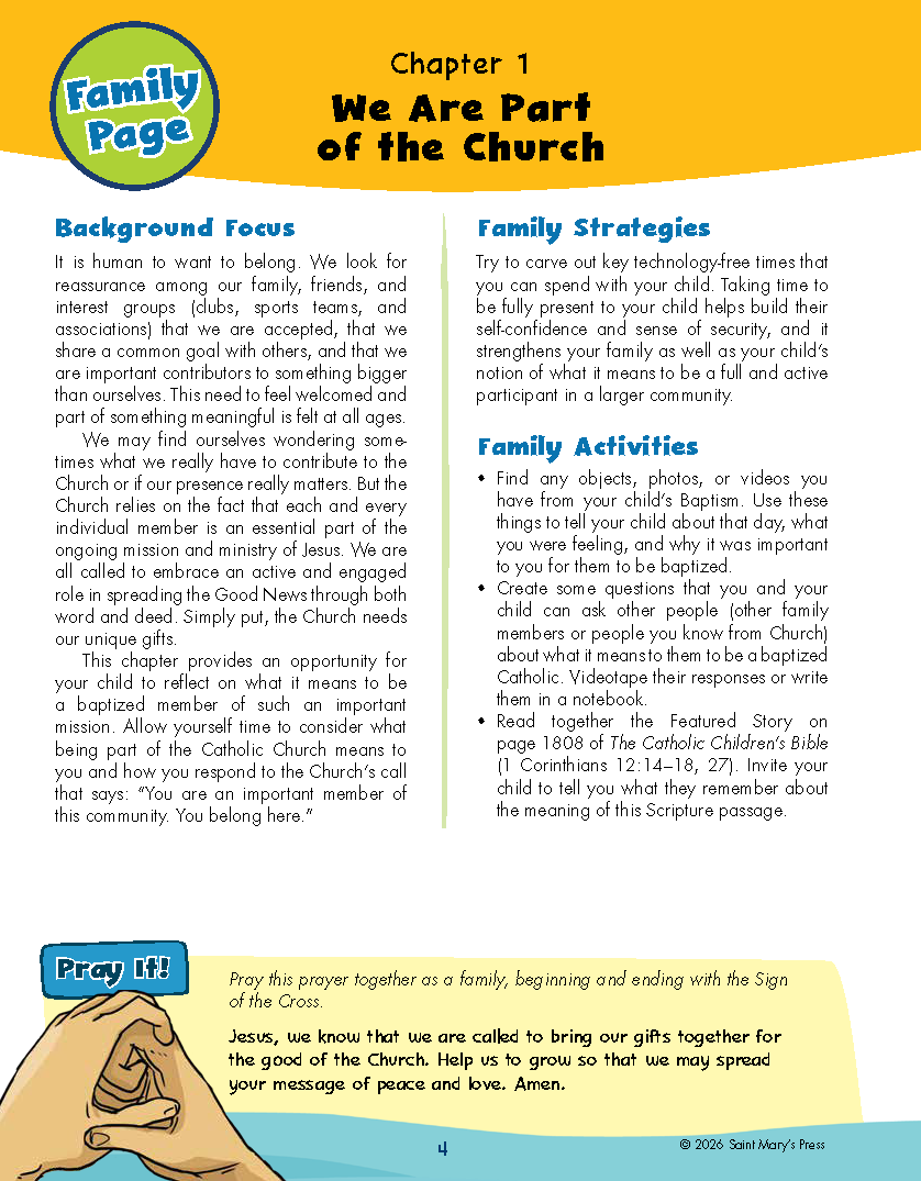 Go Seek Find Eucharist Family Page